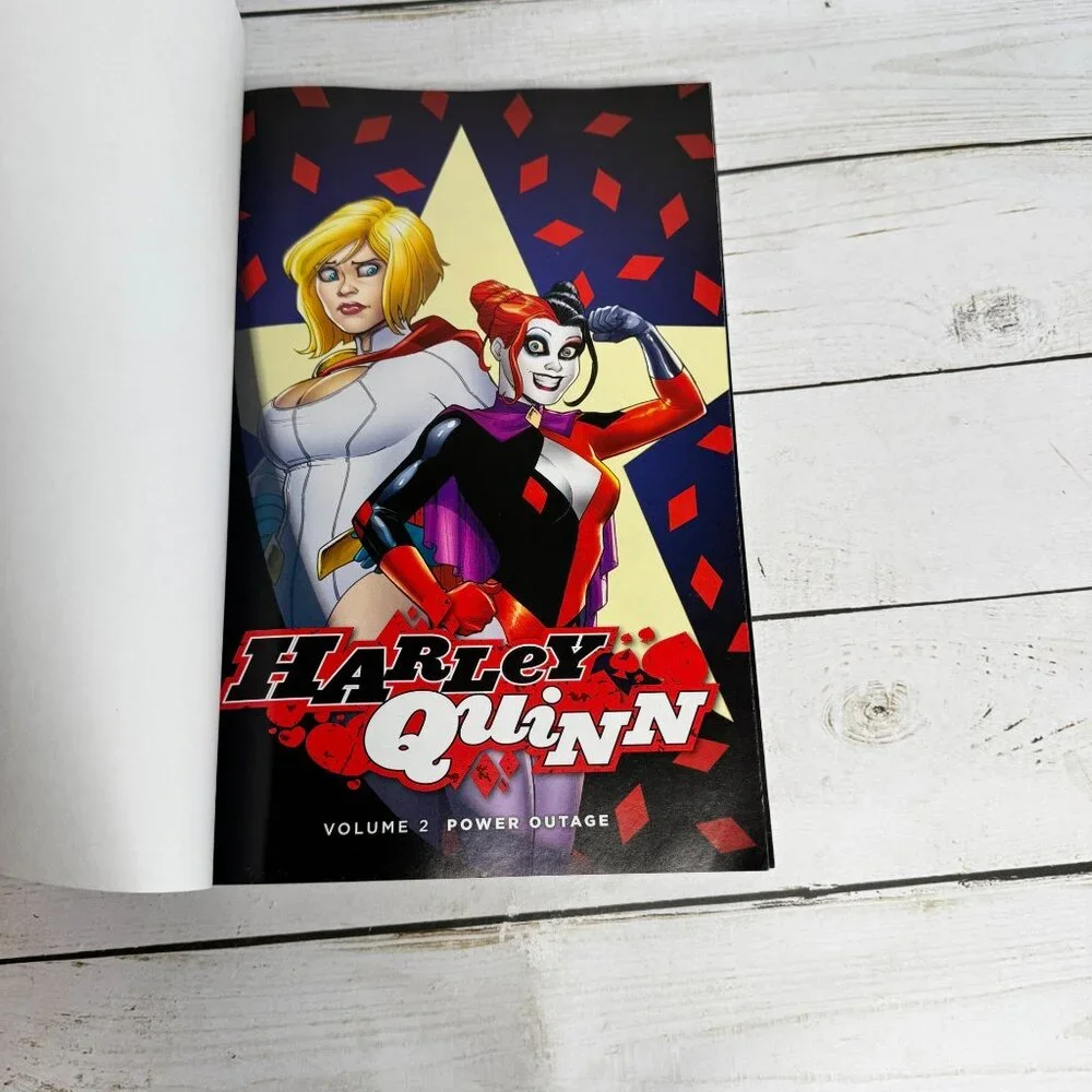 Harley Quinn Vol 2 Power Outage DC Comics TPB 2015 Graphic Novel Power Girl Joke